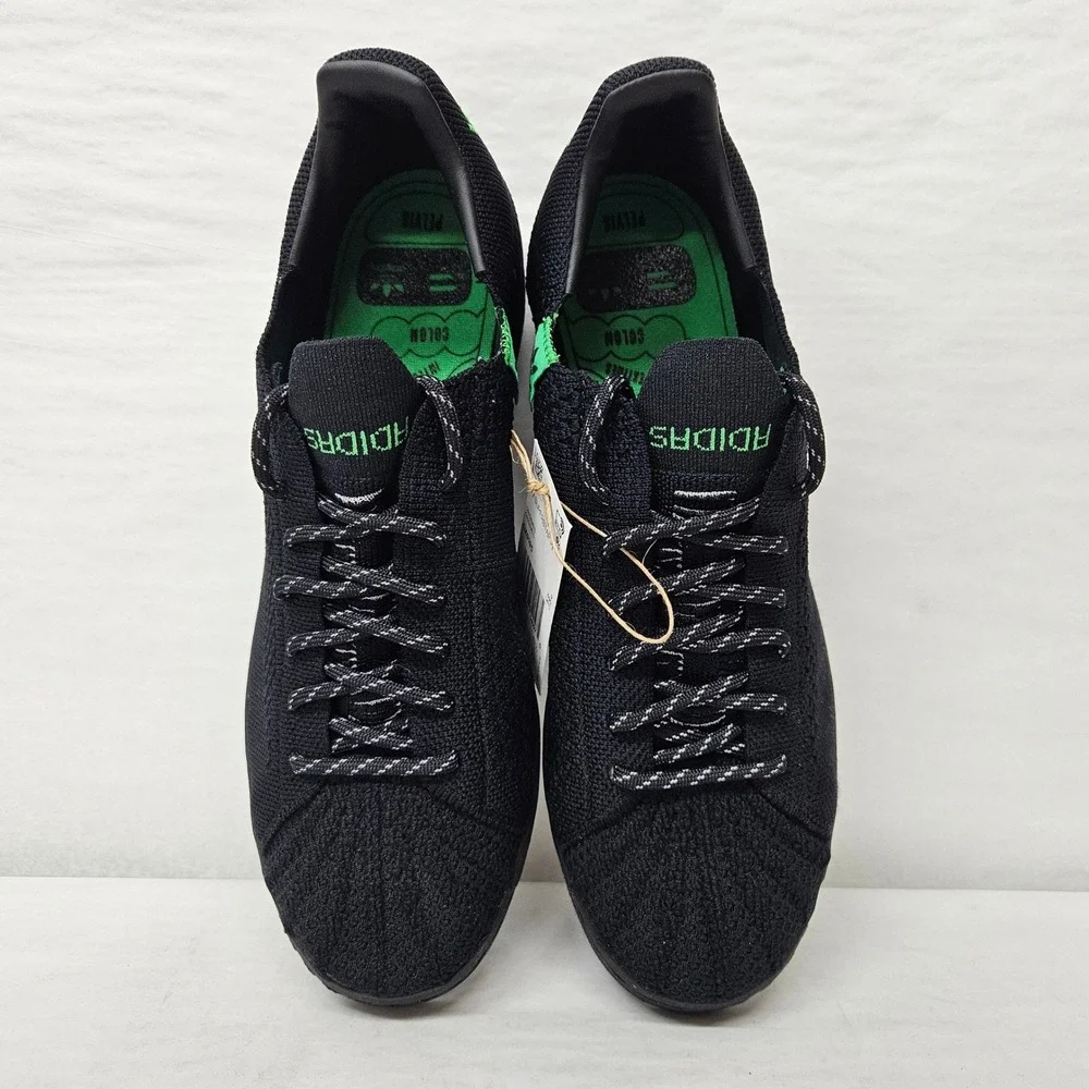 Adidas Superstar PK Pharrell‎ Williams Humanrace GX0195 Black Green Men Size 9.5